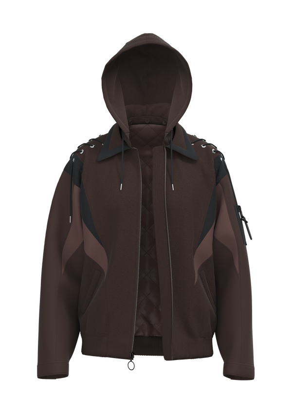 MODULAR QUILTED BOMBER JACKET